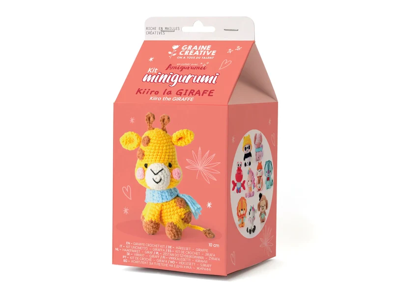 Kit crochet Minigurumi Girafe - Graine Créative