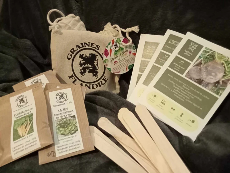 Coffret Cadeau de graines "Jardin de Santé"