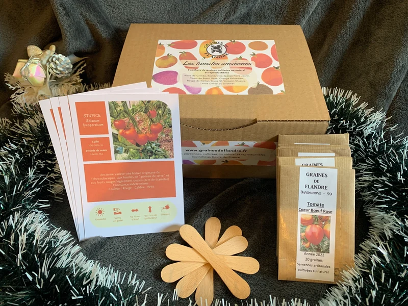 Coffret Cadeau Graines Tomates anciennes - retrait uniquement