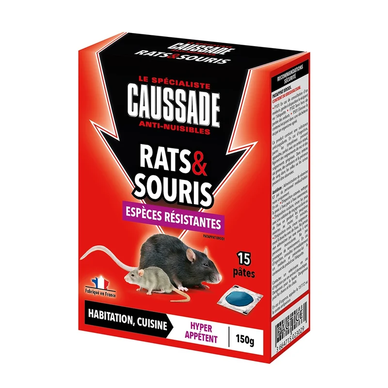 Rats et souris espèces résistantes CAUSSADE
