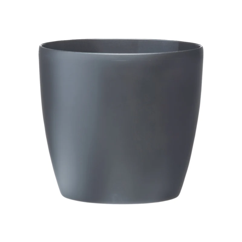 Cache-pot Brussels Round Wheels anthracite ELHO