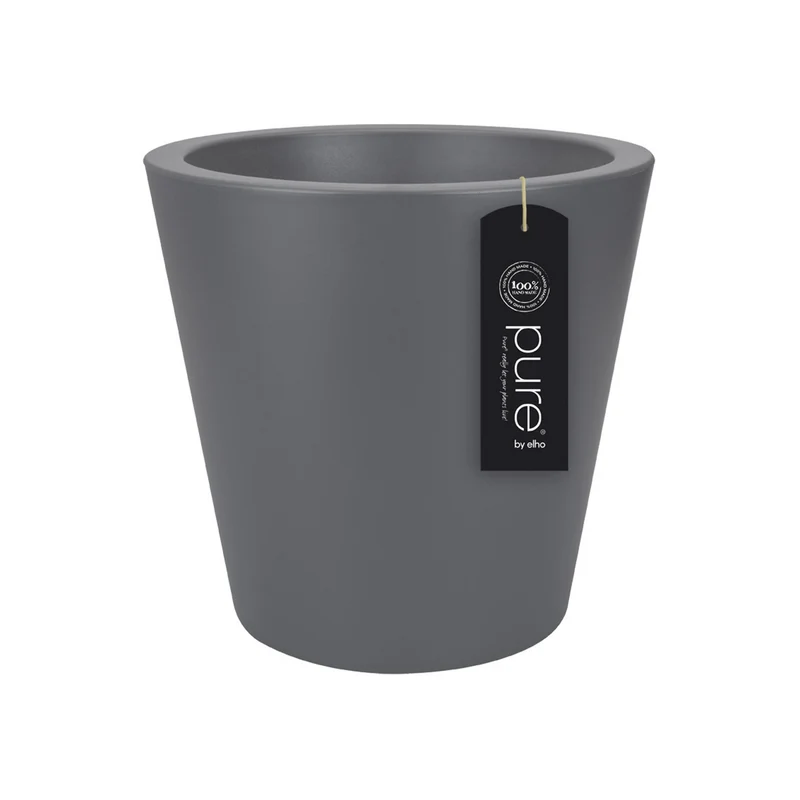 Pot Pure Staight Round anthracite ELHO