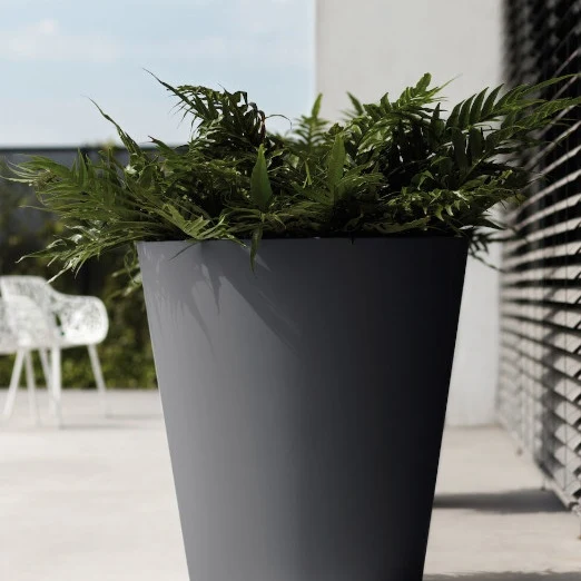 Pot Pure Staight Round anthracite ELHO