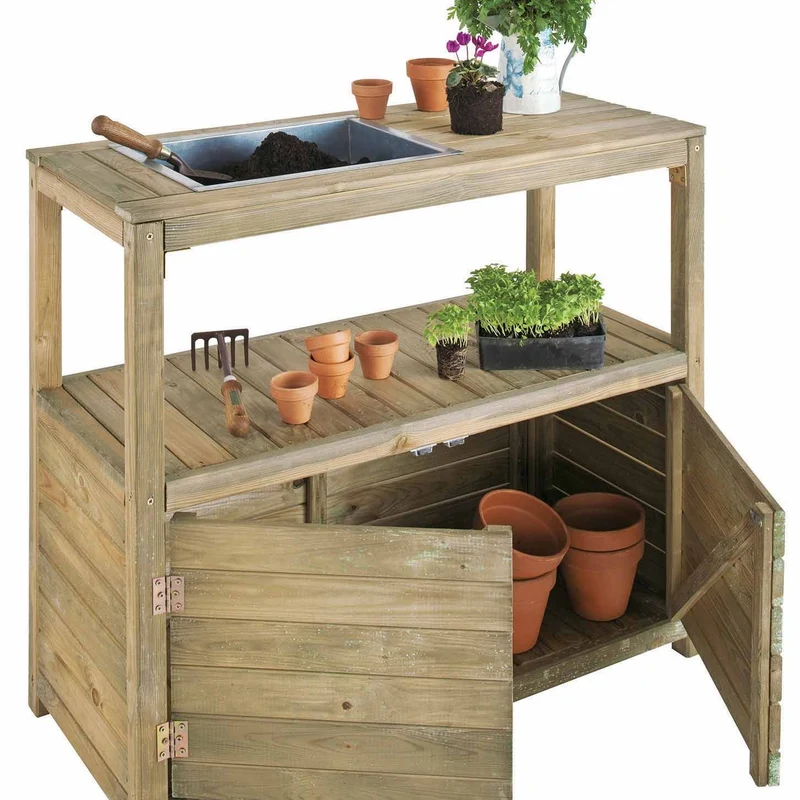 Table de preparation + 2 portes