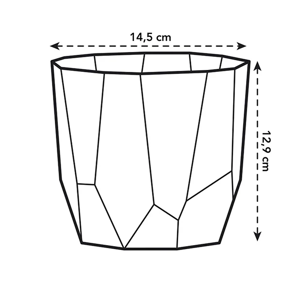 Elho Cache-pot B for rock gris