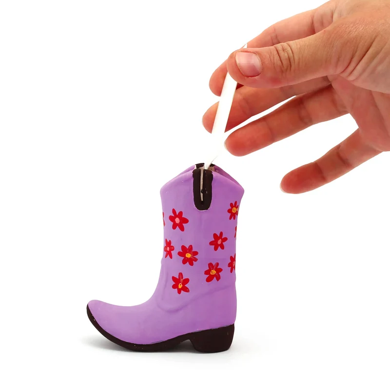 Kit 2 Bottes Céramique à peindre Yeehaw ! - Graine Créative