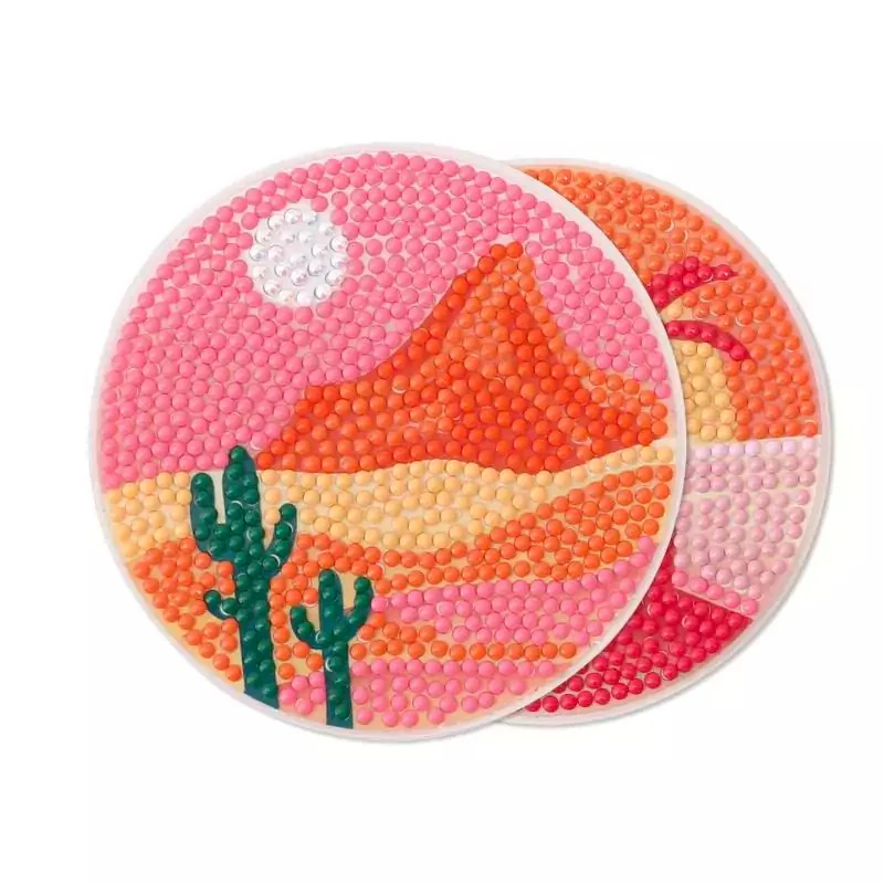 Kit 6 sous-verres à strasser - Graine Créative