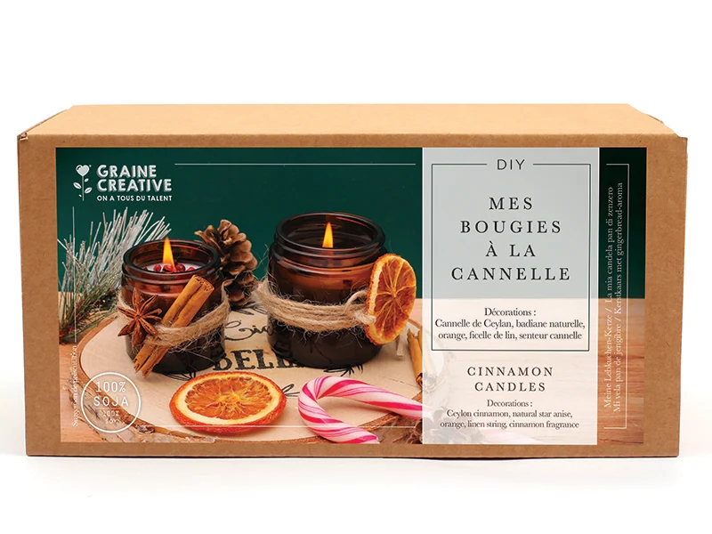 Coffret diy mes bougies a la cannelle