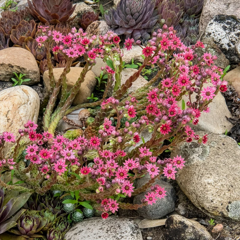 Joubarbe Chick Charms® Arctic white - Sempervivum