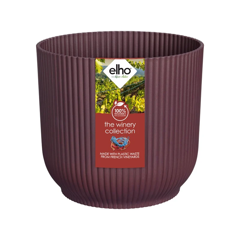 Cache-Pot The Winery collection Rouge bordeaux ELHO