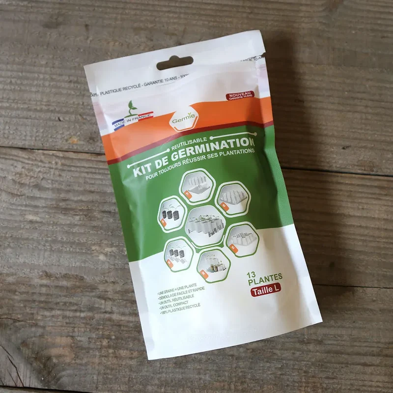KIT DE GERMINATION 13 MOTTES GROSSES GRAINES