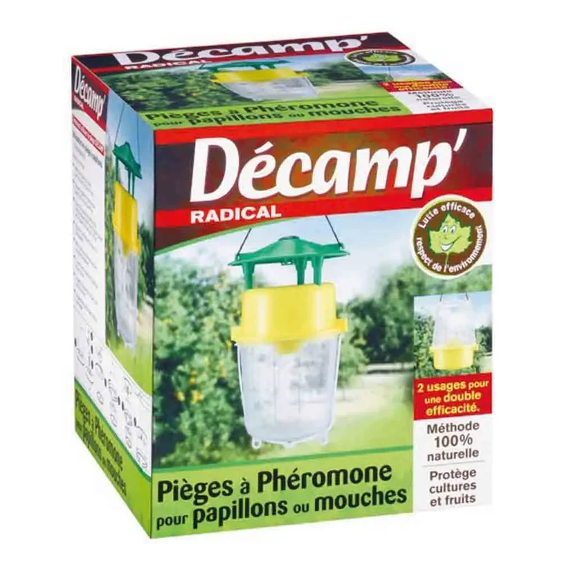 PACK PHÉROMONES CONTRE LE VER DE LA POMME, POIRE, NOIX + PIÈGE