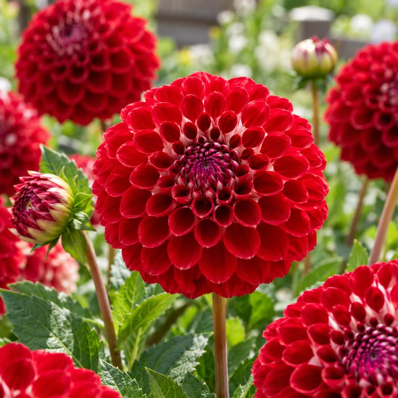Bulbes de fleurs non-traité Dahlia ballon Jowey Joshua calibre 1