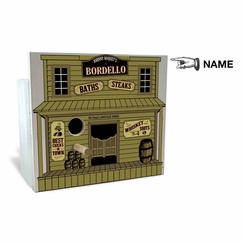 Bordello Birdhouse - Personalized