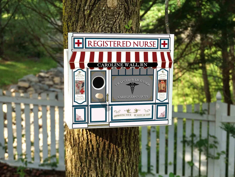 Registered Nurse Birdhouse - Personalized
