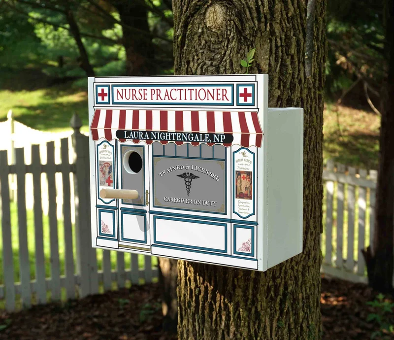 Nurse Practitioner Birdhouse - Personalized