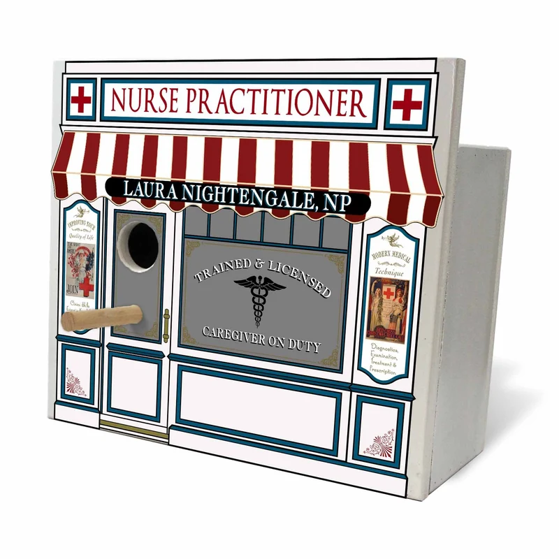 Nurse Practitioner Birdhouse - Personalized