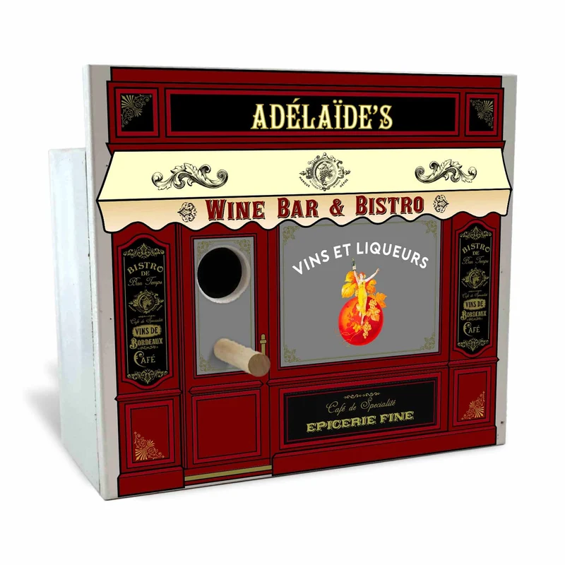 Wine Bar Birdhouse - Personalized