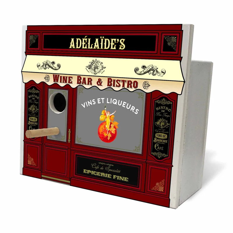 Wine Bar Birdhouse - Personalized