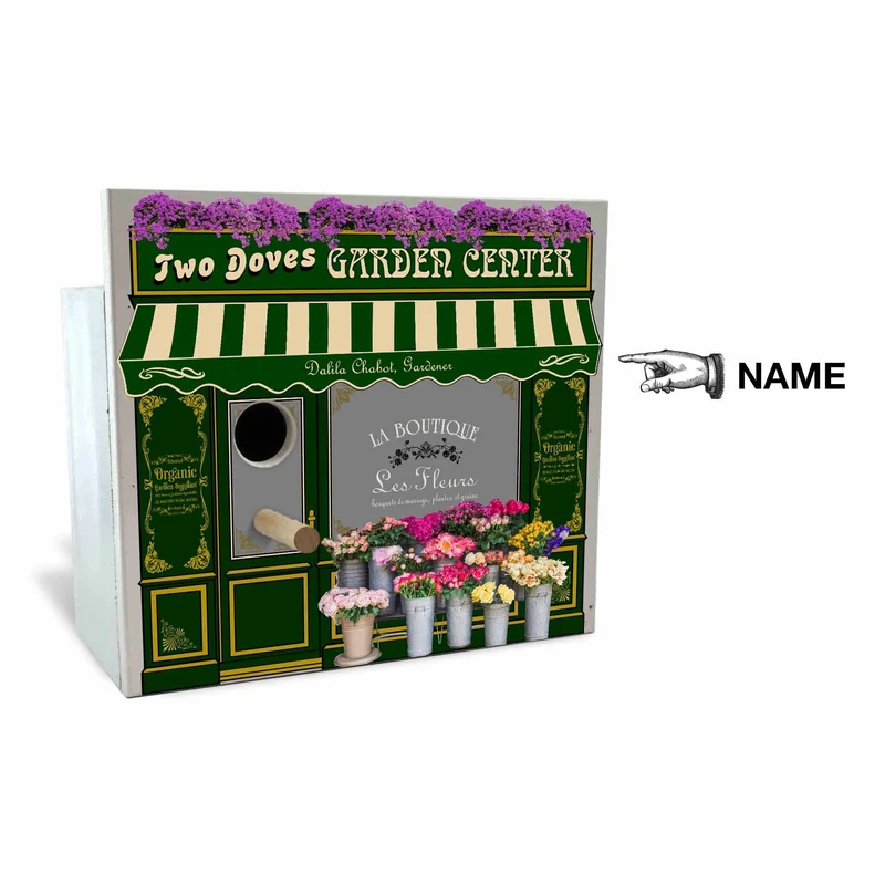 Garden Birdhouse - Personalized