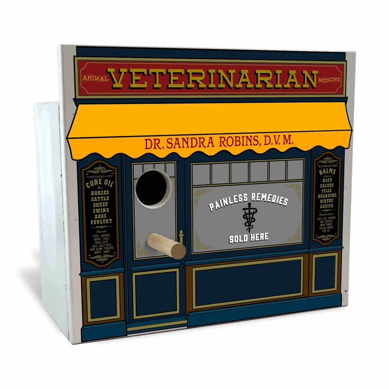 Veterinarian Birdhouse - Personalized