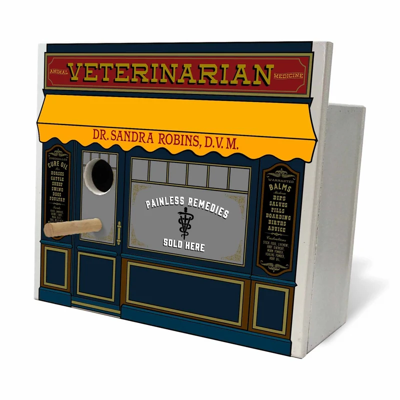 Veterinarian Birdhouse - Personalized