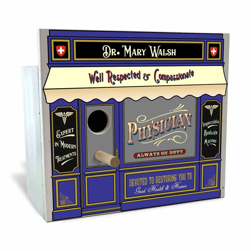 Physician Birdhouse - Personalized