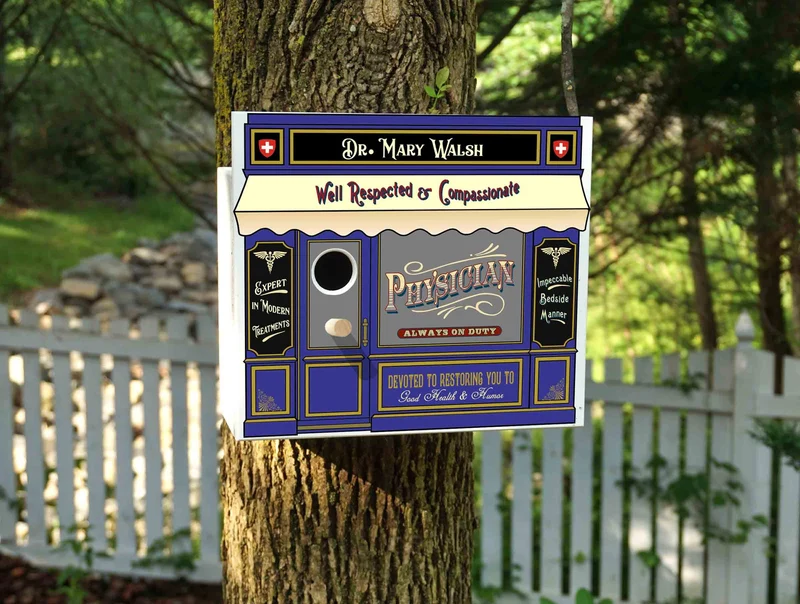 Physician Birdhouse - Personalized