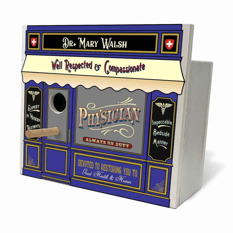 Physician Birdhouse - Personalized