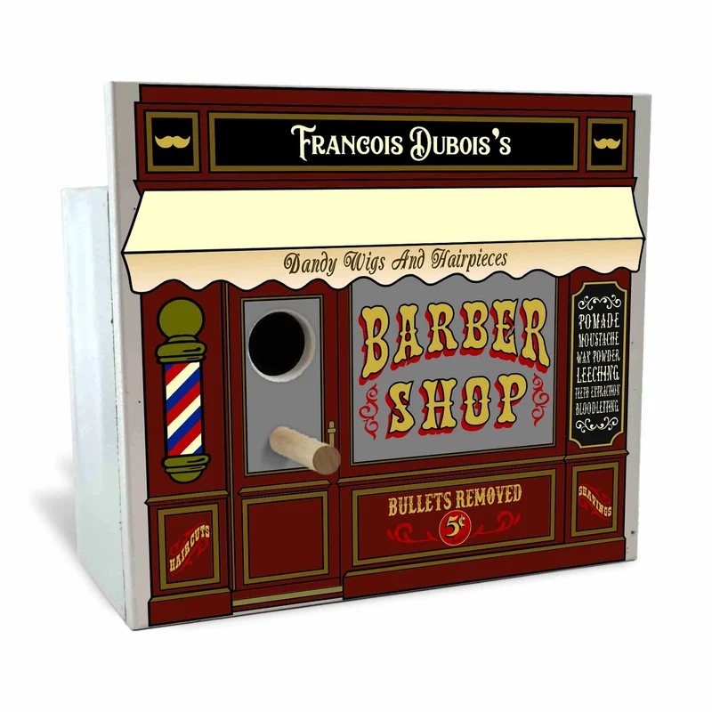 Barber Birdhouse - Personalized
