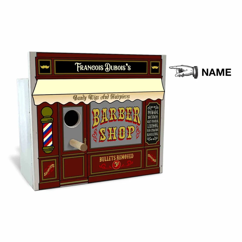 Barber Birdhouse - Personalized