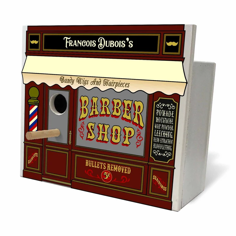 Barber Birdhouse - Personalized