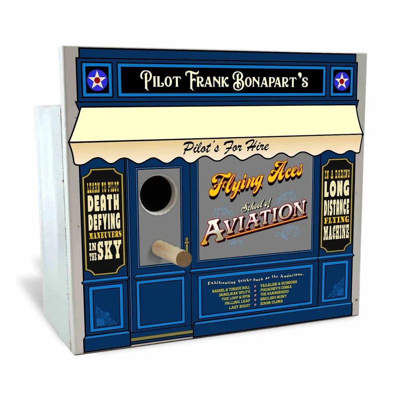 Aviation Birdhouse - Personalized