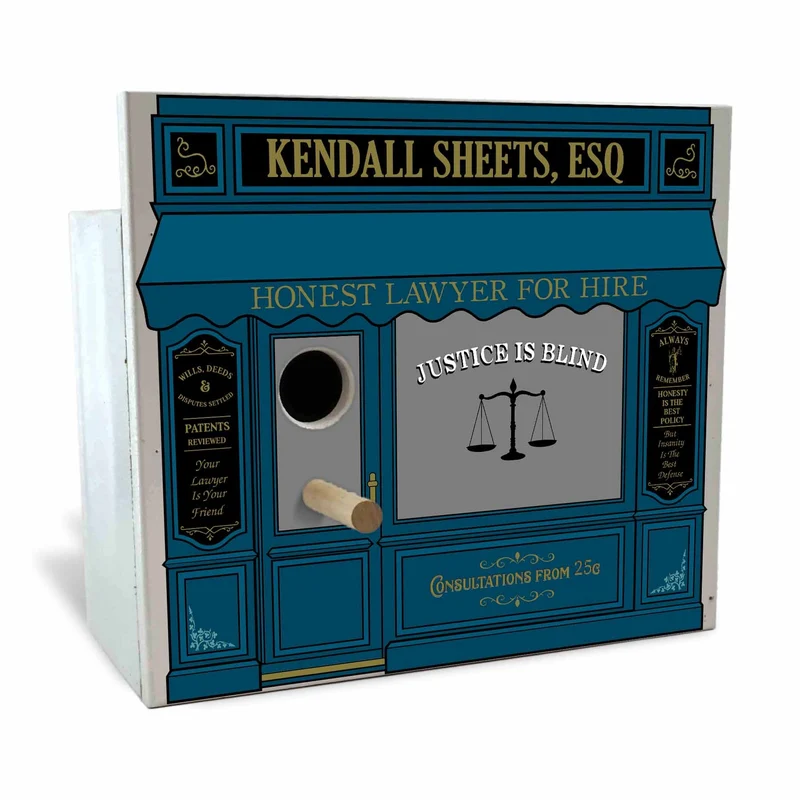 Lawyer Birdhouse - Personalized