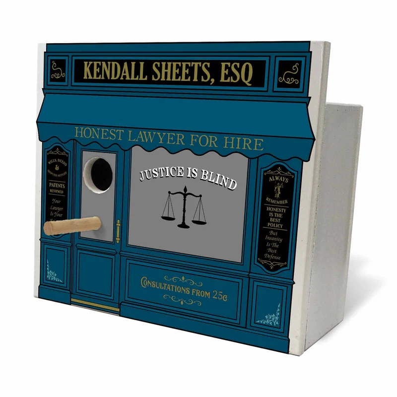 Lawyer Birdhouse - Personalized