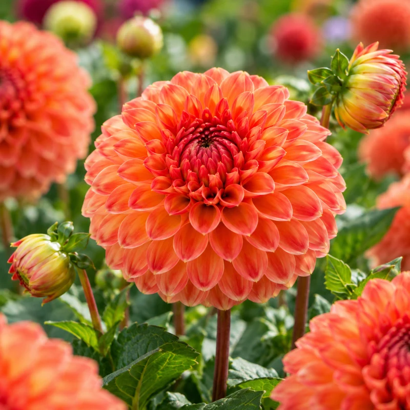 Bulbes de fleurs non-traité Dahlia ballon Safe Shot calibre 1