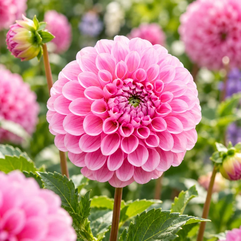 Bulbes de fleurs non-traité Dahlia ballon Sweet Fabienne calibre 1