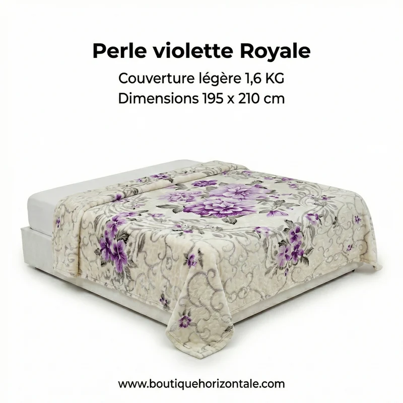 Couverture légère Perle Violette