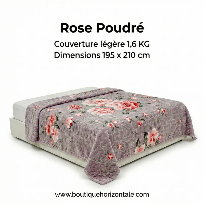 Couverture Rose Poudré