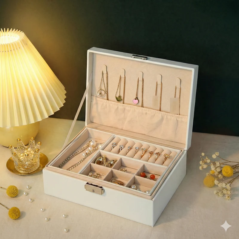 Boîte de Rangement pour Bijoux – Modèle LD-1019