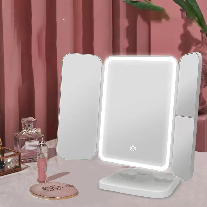 Miroir Cosmétique LED Lighted avec Angle Réglable