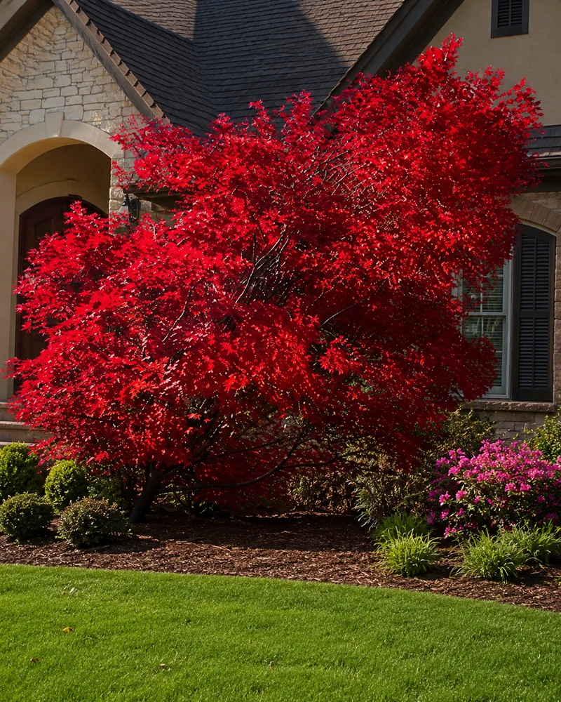 Érable hybride Final Fire® ( Acer × pseudosieboldianum ‘IsFinFi’)