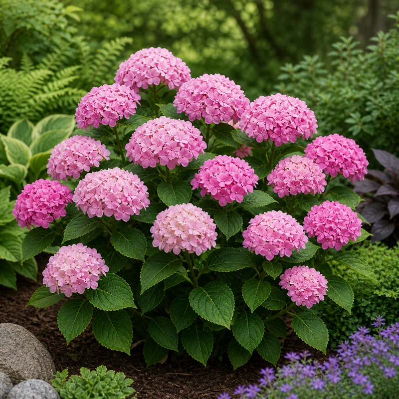 Hortensia ‘Early Pink’ ( Hydrangea macrophylla ‘Early Pink’)
