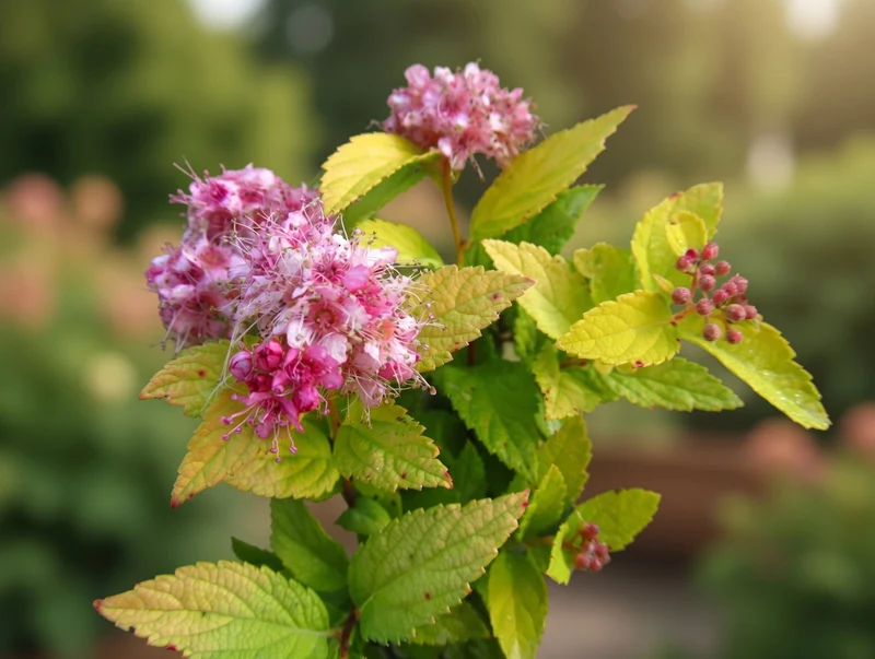 Spirée japonaise ‘Dakota Goldcharm’ ( Spiraea japonica ‘Dakota Goldcharm’)