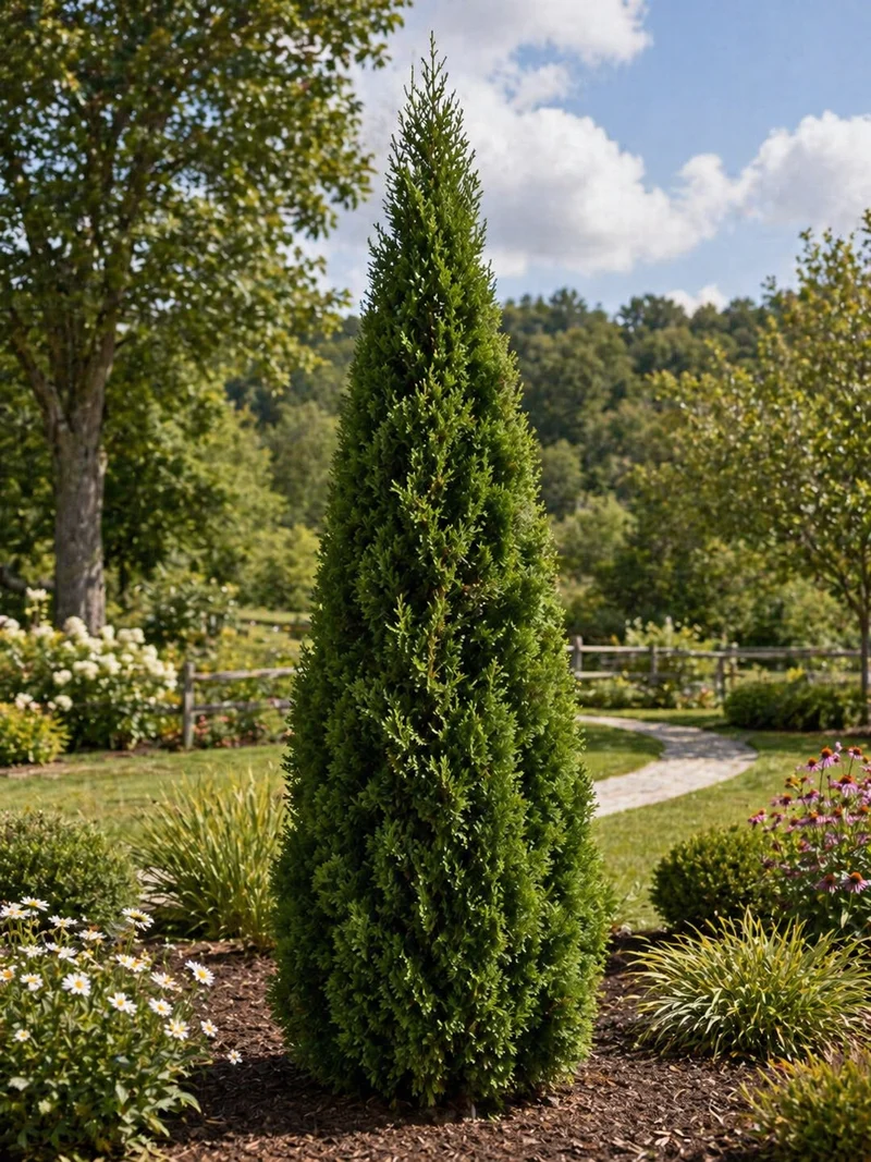 Thuya du pôle Nord ‘North Pole’ ( Thuja occidentalis ‘North Pole’)