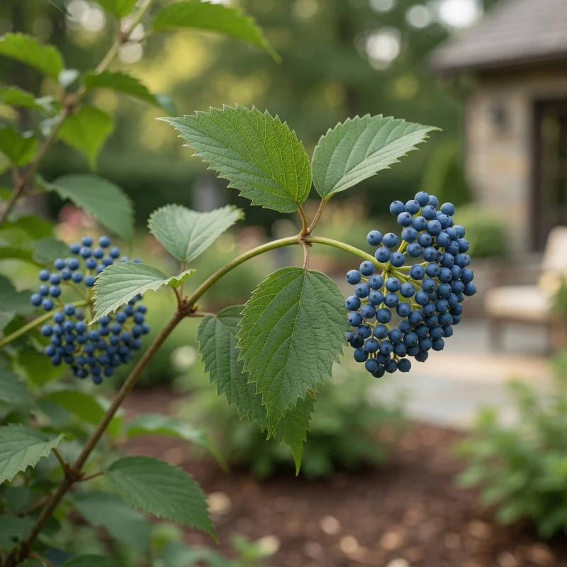Viorne dentée ‘Blue Muffin’ ( Viburnum dentatum ‘Blue Muffin’)