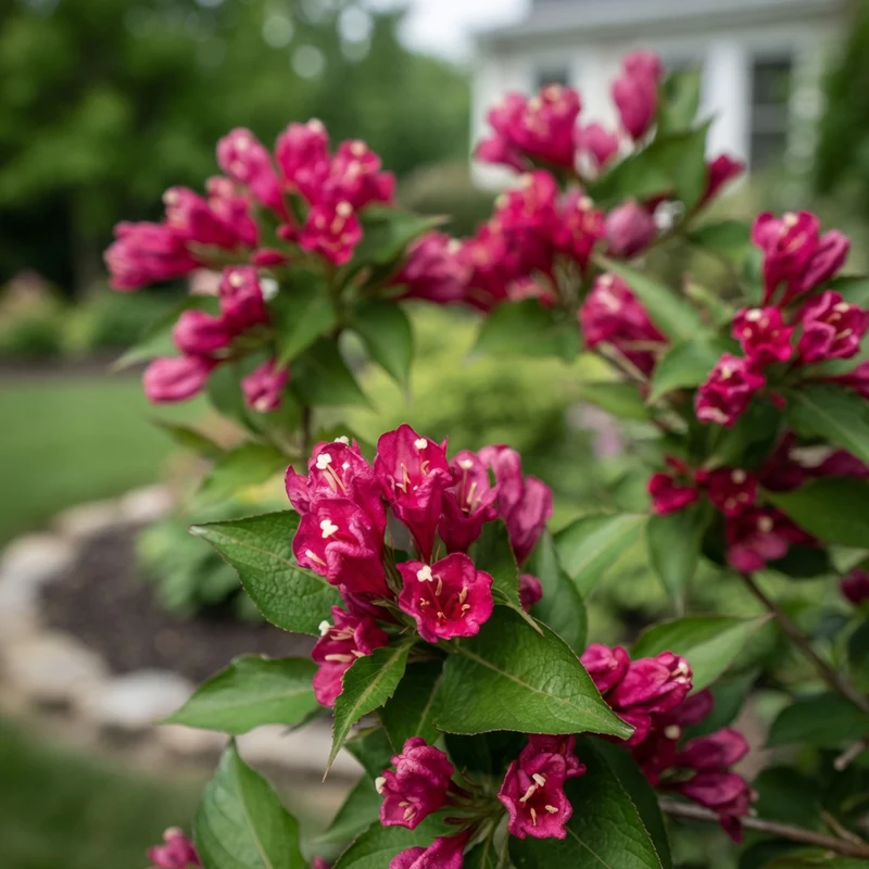 Weigela ‘Watermelon Kisses’ ( Weigela florida ‘Watermelon Kisses’)