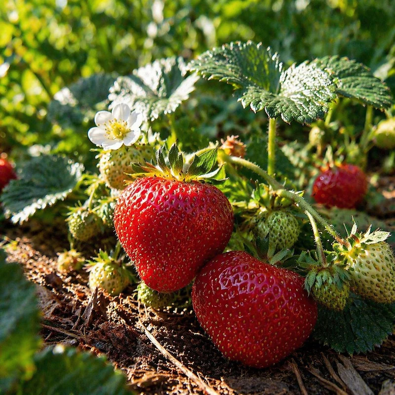 Fraisier ‘Ozark Beauty’ ( Fragaria × ananassa ‘Ozark Beauty’)