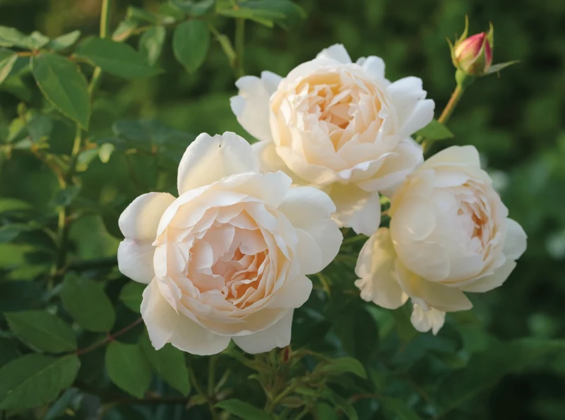 Rosier anglais ‘Wollerton Old Hall’ ( Rosa ‘Wollerton Old Hall’)