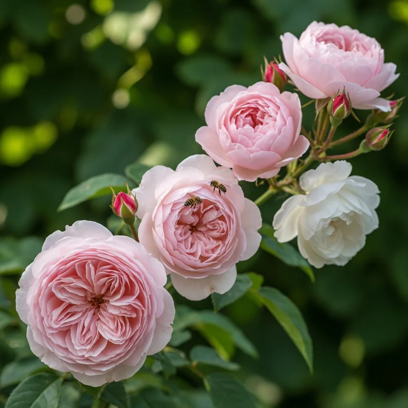 Rosier anglais ‘The Generous Gardener’ ( Rosa ‘The Generous Gardener’)